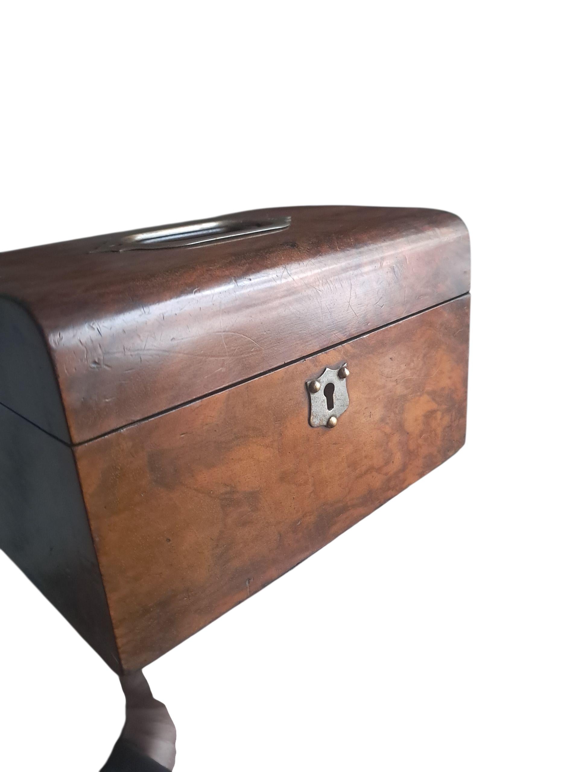 Antique Victorian Walnut Jewelry Box As Found