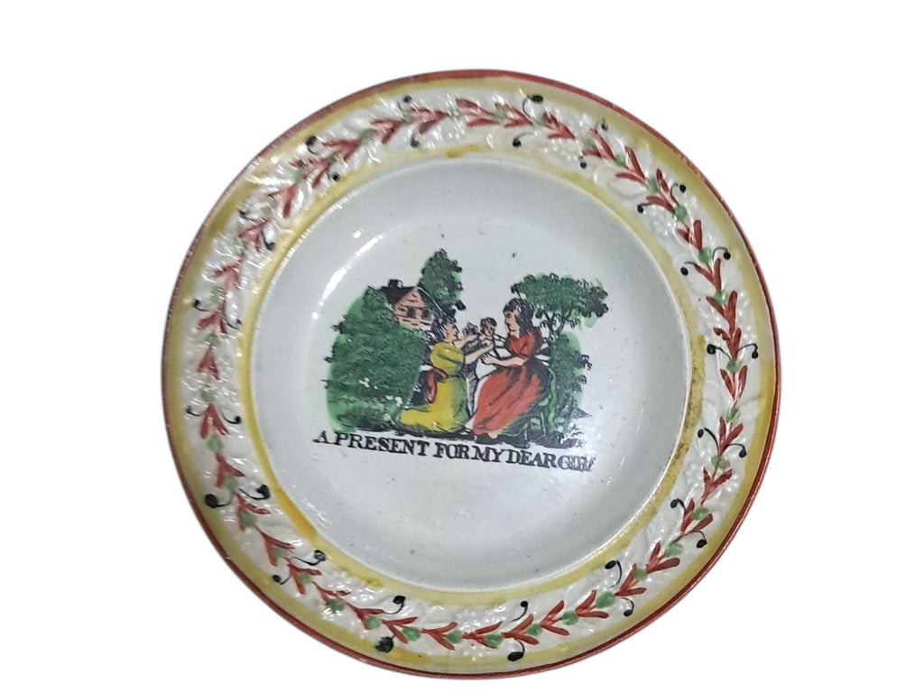 Antique Early 19th Century Childs Plate