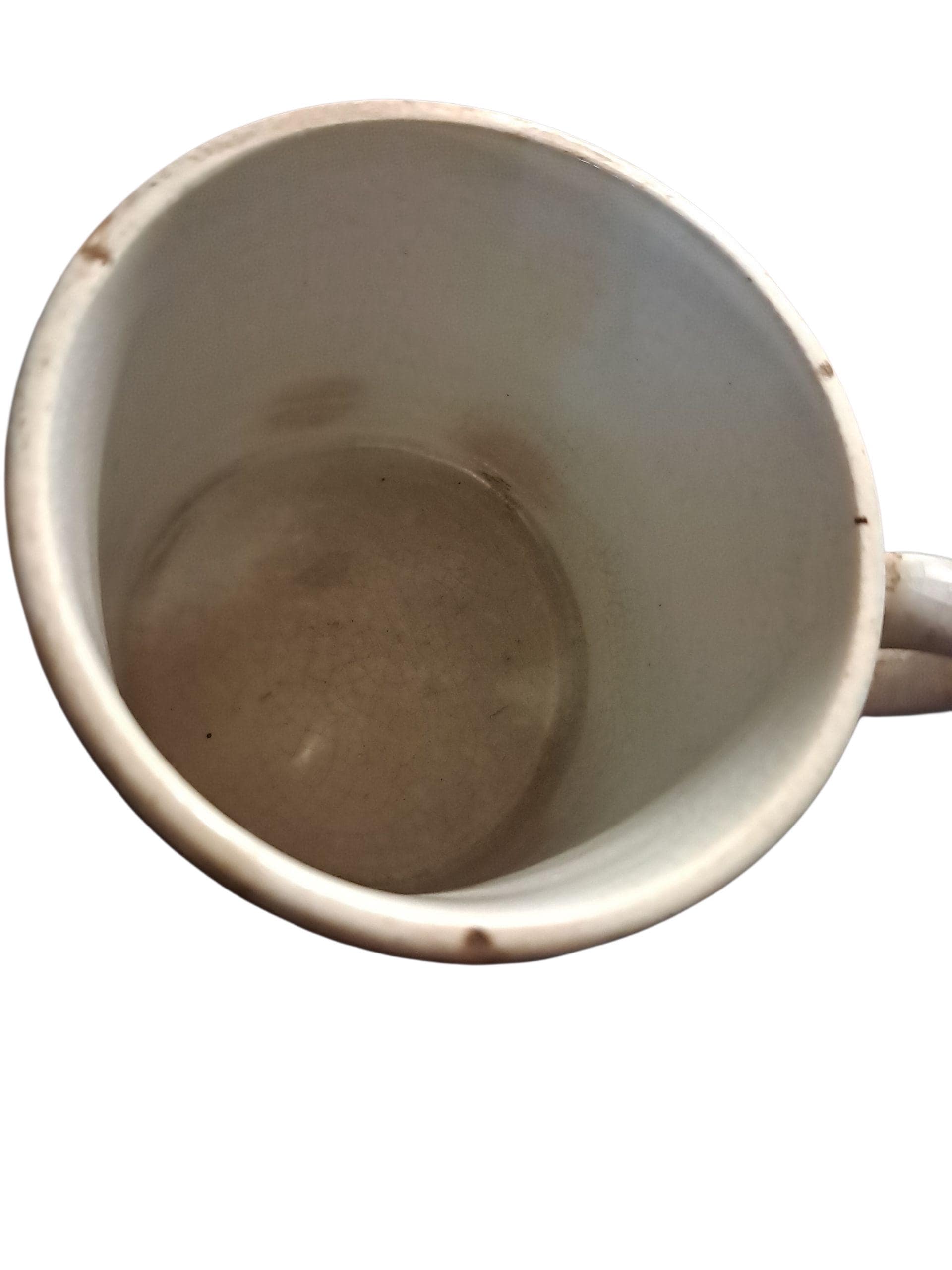 Staffordshire Childs Franklin's Proverbs Transferware Mug Cup