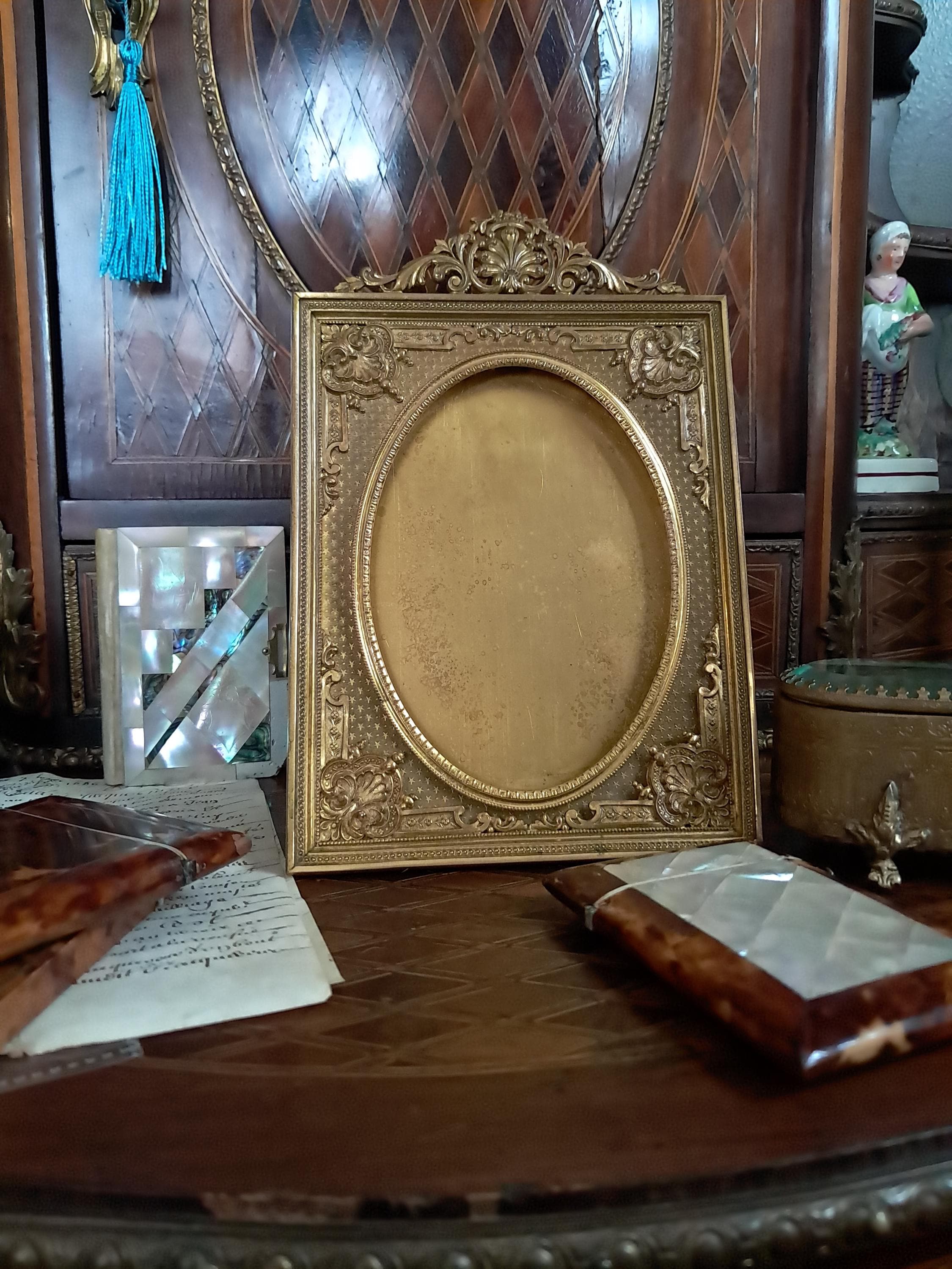 Antique Gilt Bronze French Frame