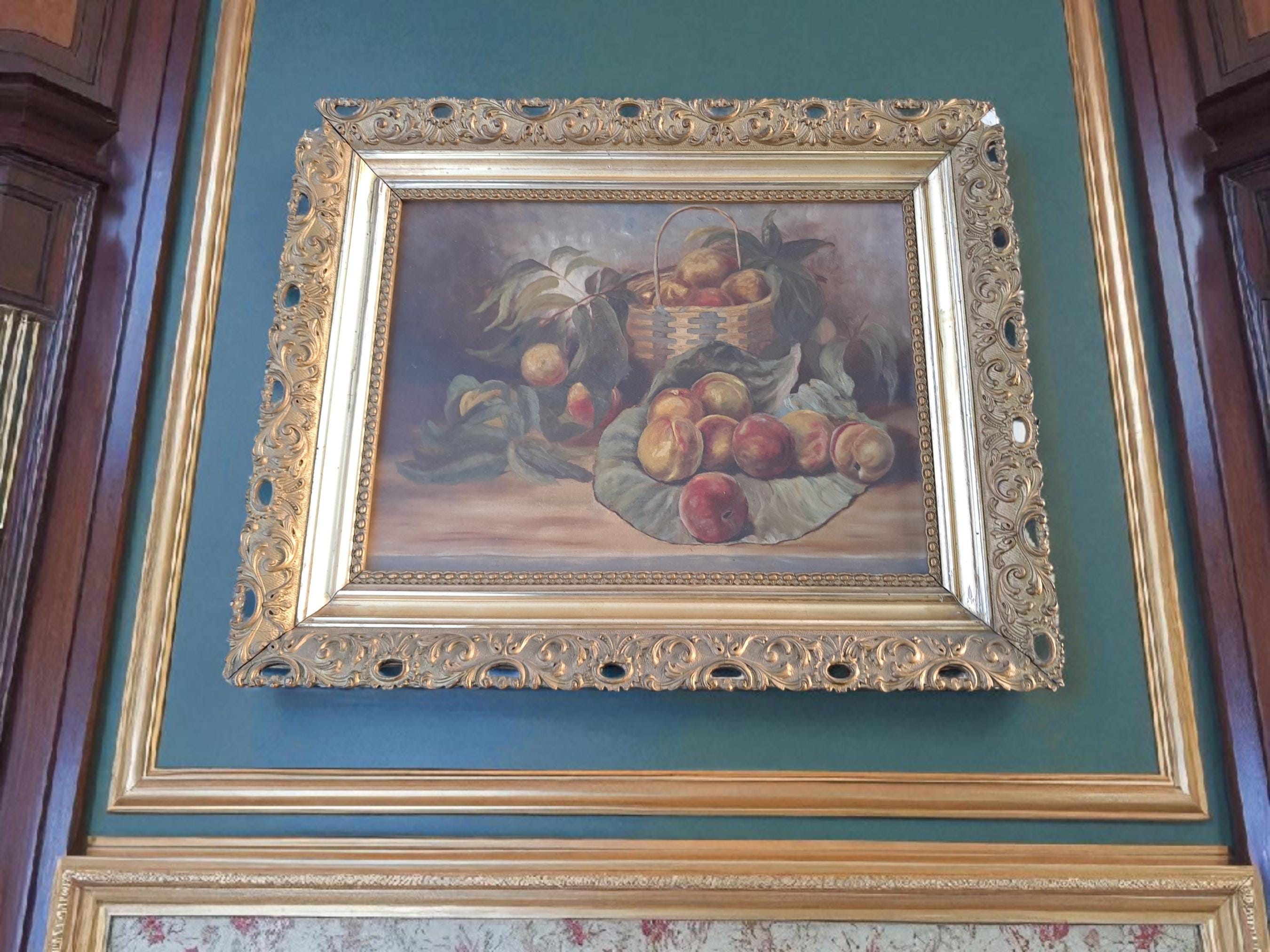 Antique Still Life Oil Painting: Apples, Late 19th-Early 20th Century