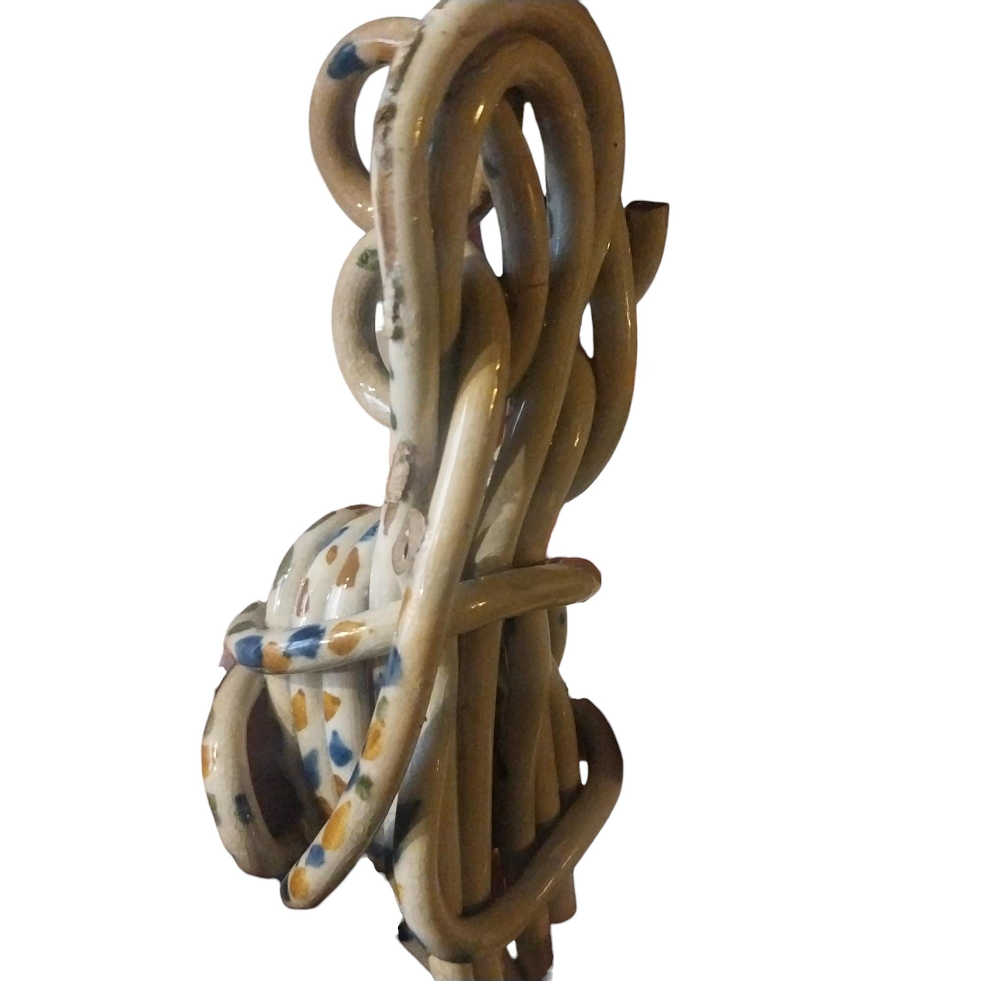 Extremely Rare Staffordshire Puzzle Pipe Pratt Colors