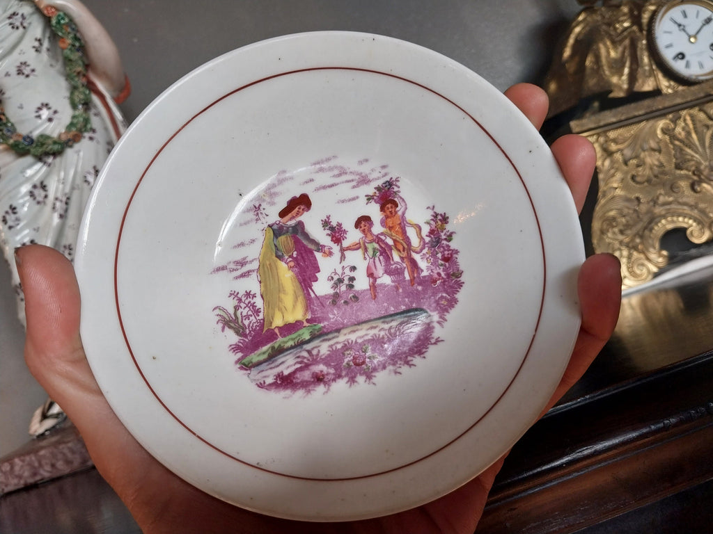 Early English Tea Cup and Saucer Hilditch Handle