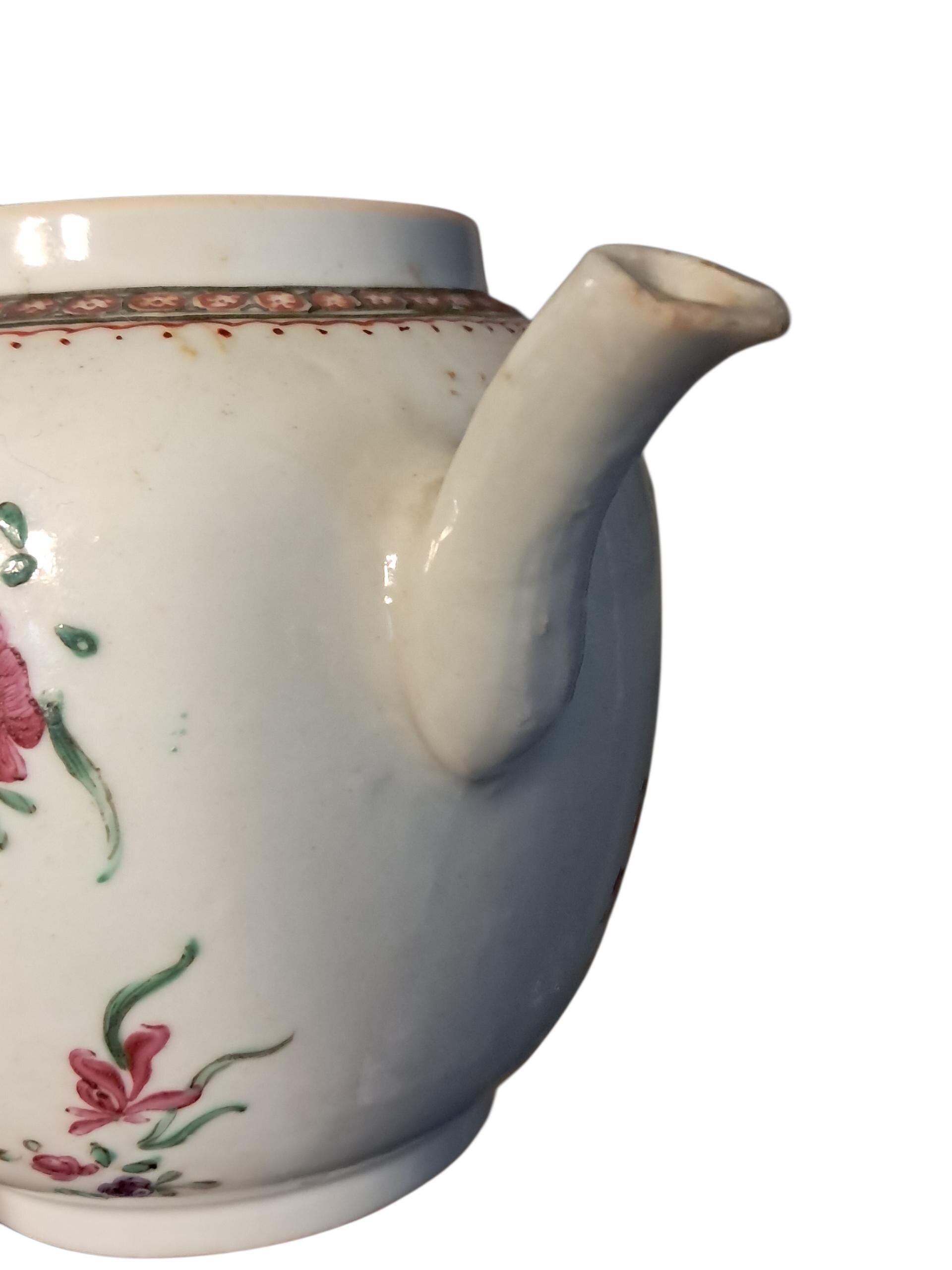 18th Century Chinese Famille Rose Teapot