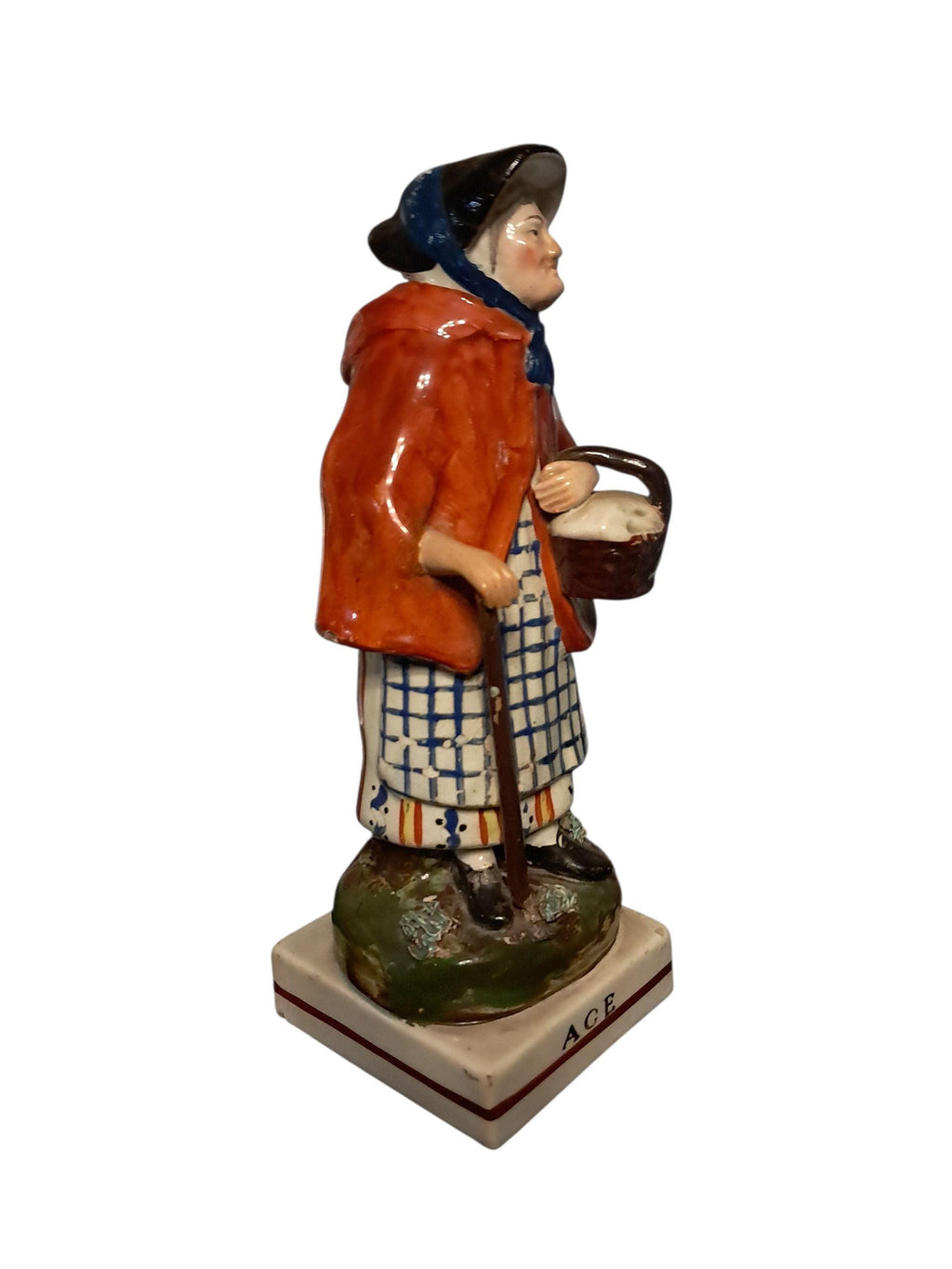 Earlier Staffordshire Figure of Old Age