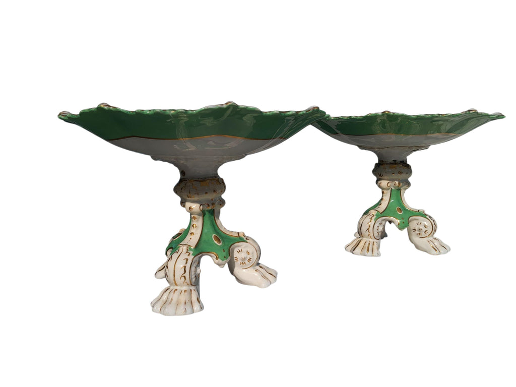 Antique Regency Server Compotes: Early 1800s Restoration Pieces