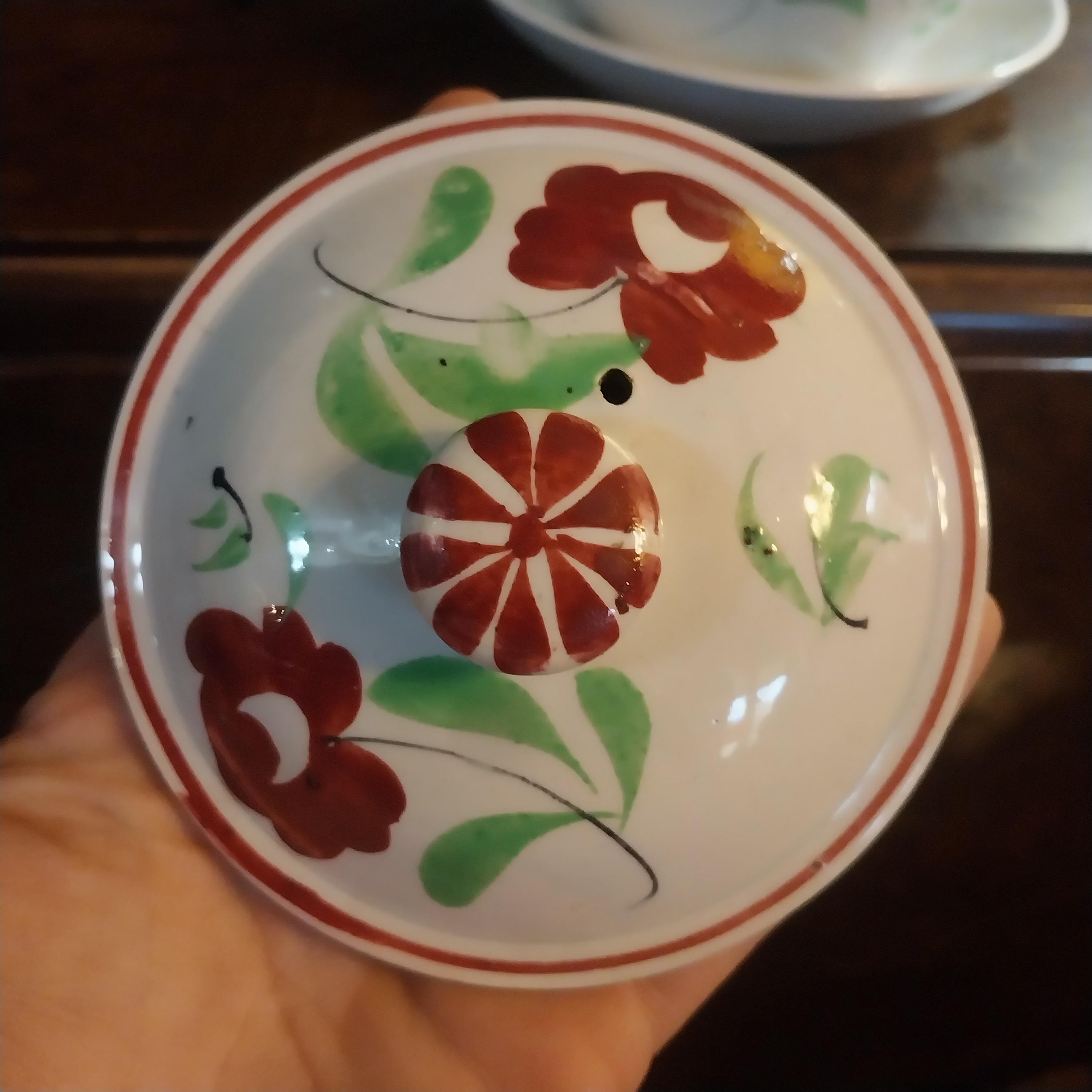 Early English Hand Painted Teapot Adam's Rose Style