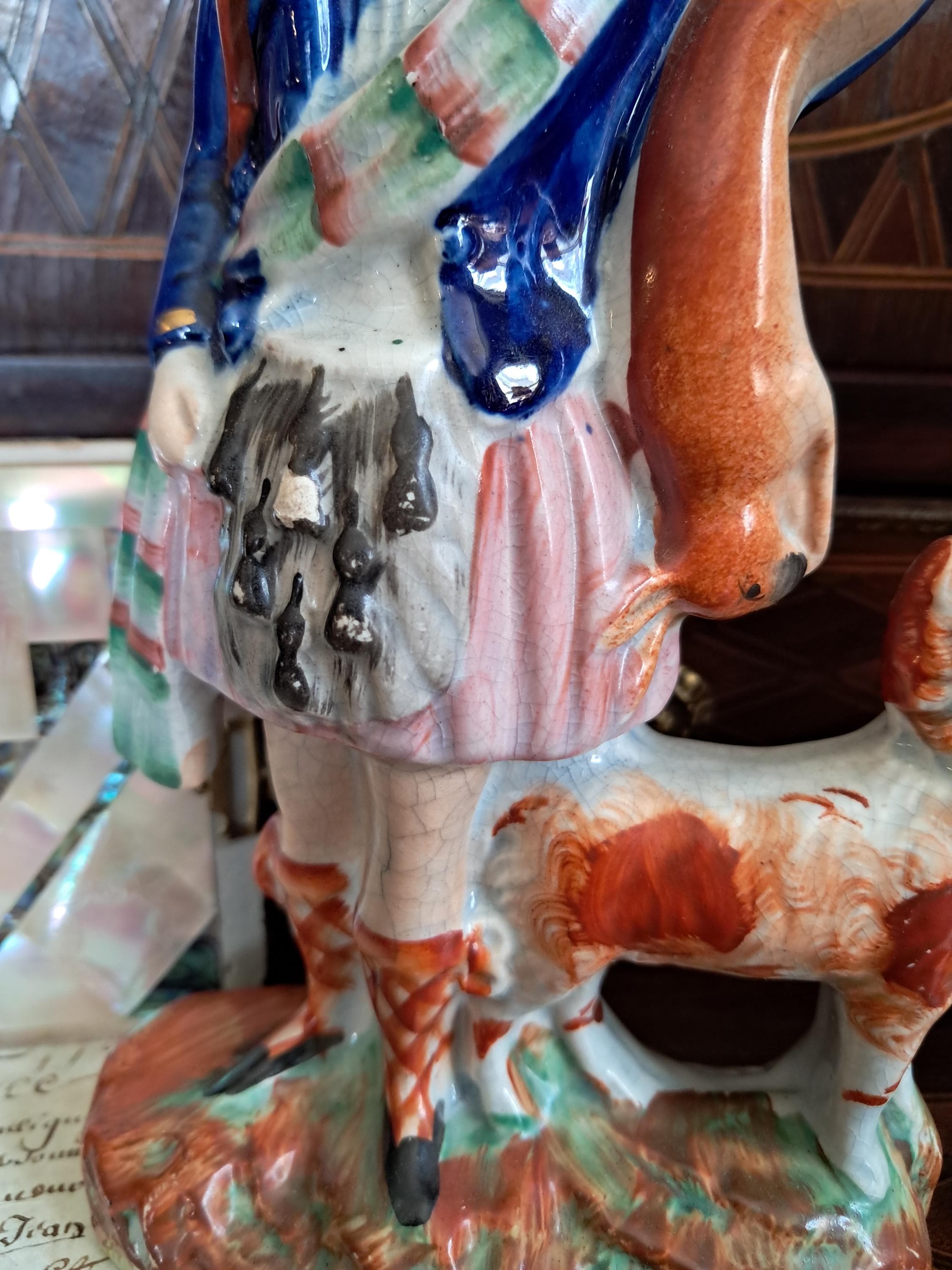 Beautiful Scottish Pair of Staffordshire Figures