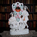 Antique Late 19th Century Staffordshire Pocket Watch Holder