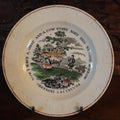 Early Staffordshire Childs ABC Plate Franklins Proverbs