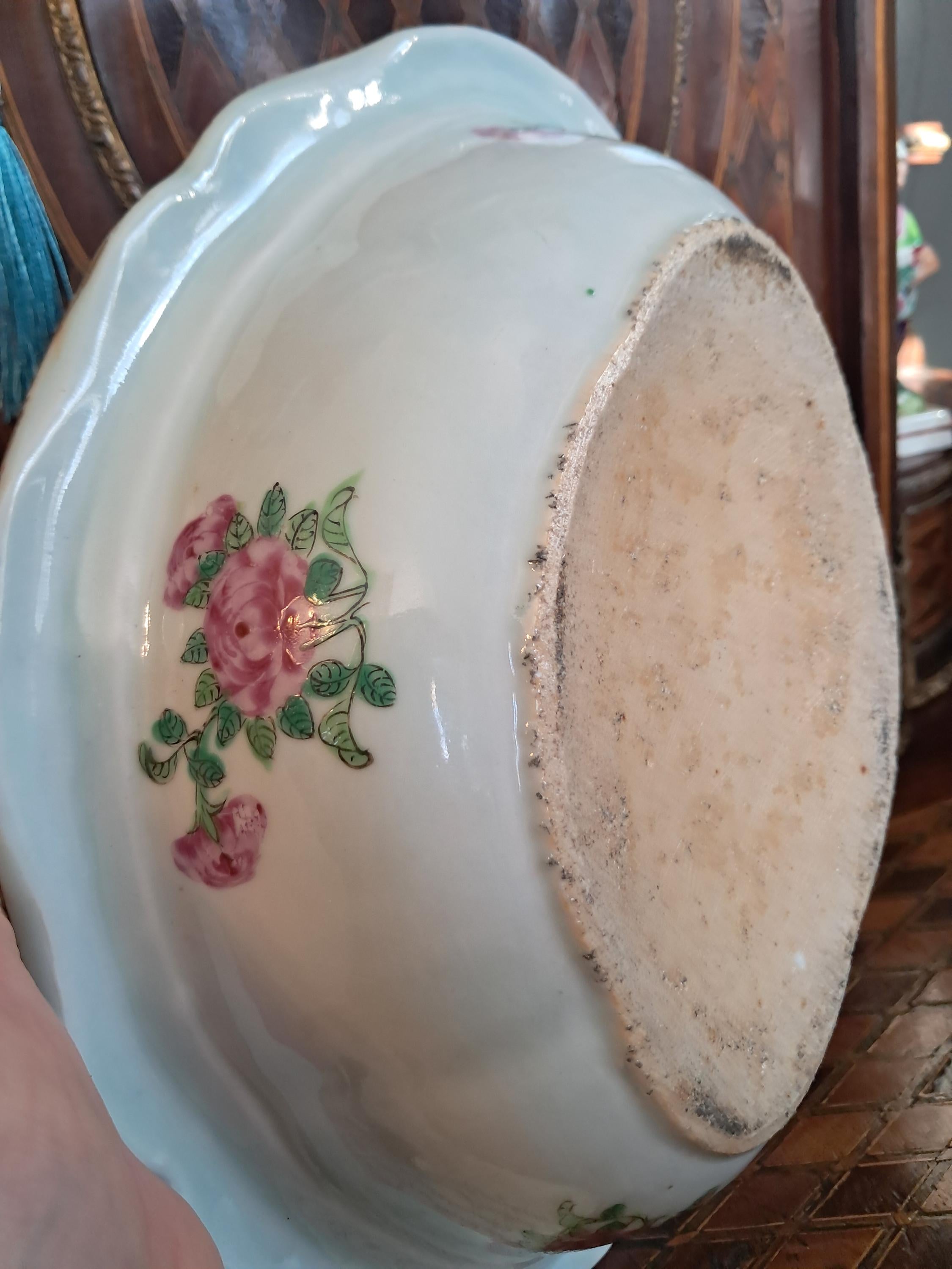 Early Rose Medallion Set of 3 Soup Tureens