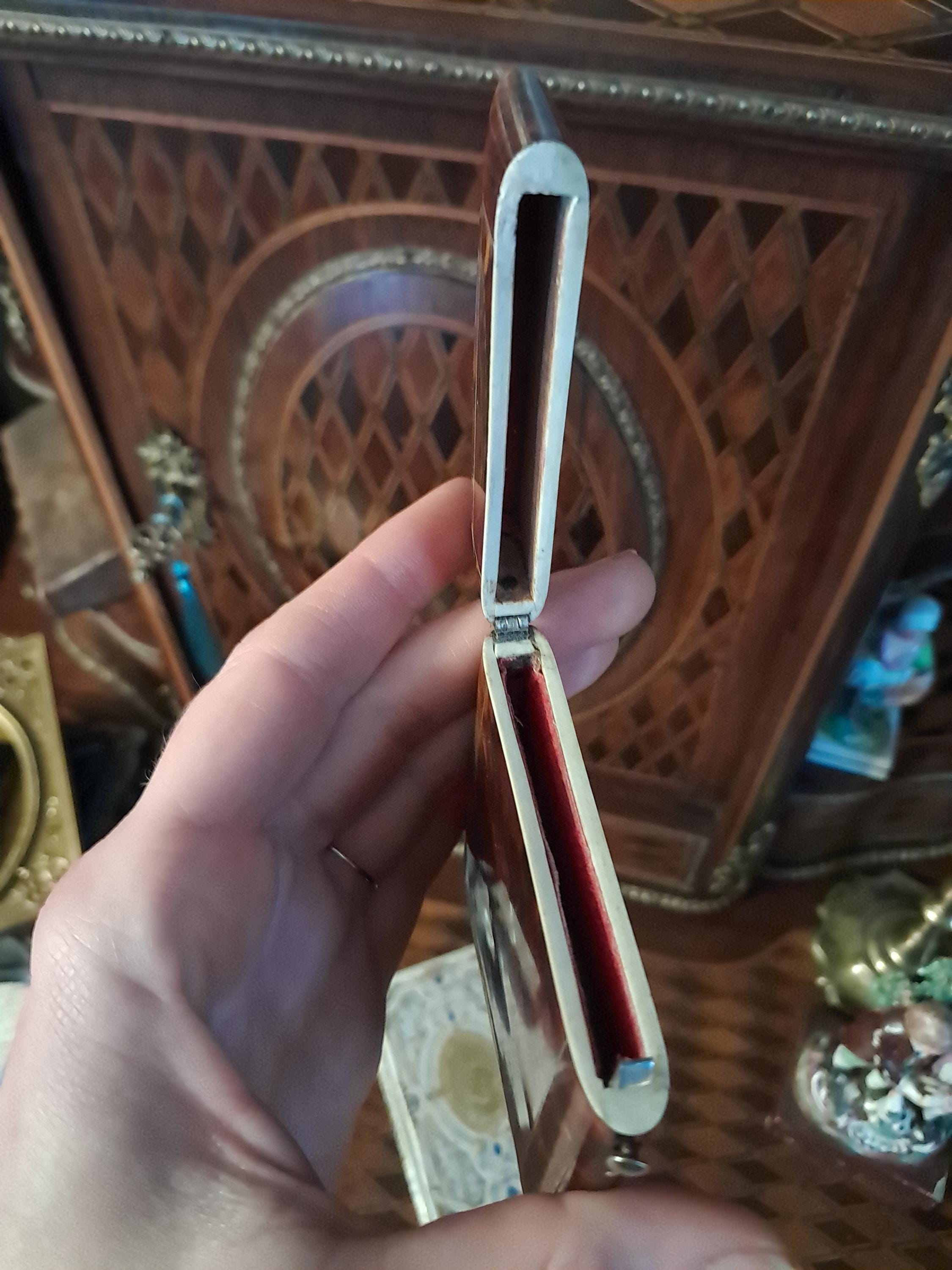 Antique Faux Tortoiseshell Calling Card Case