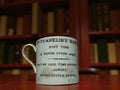 Staffordshire Childs Franklin's Proverbs Transferware Mug Cup