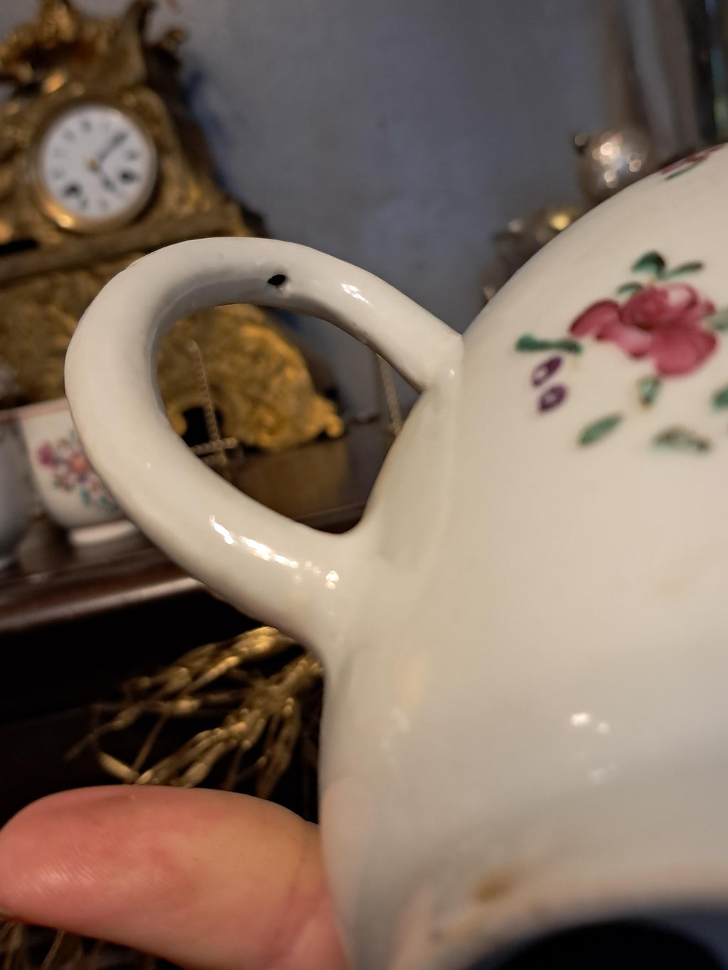 18th Century Chinese Famille Rose Teapot