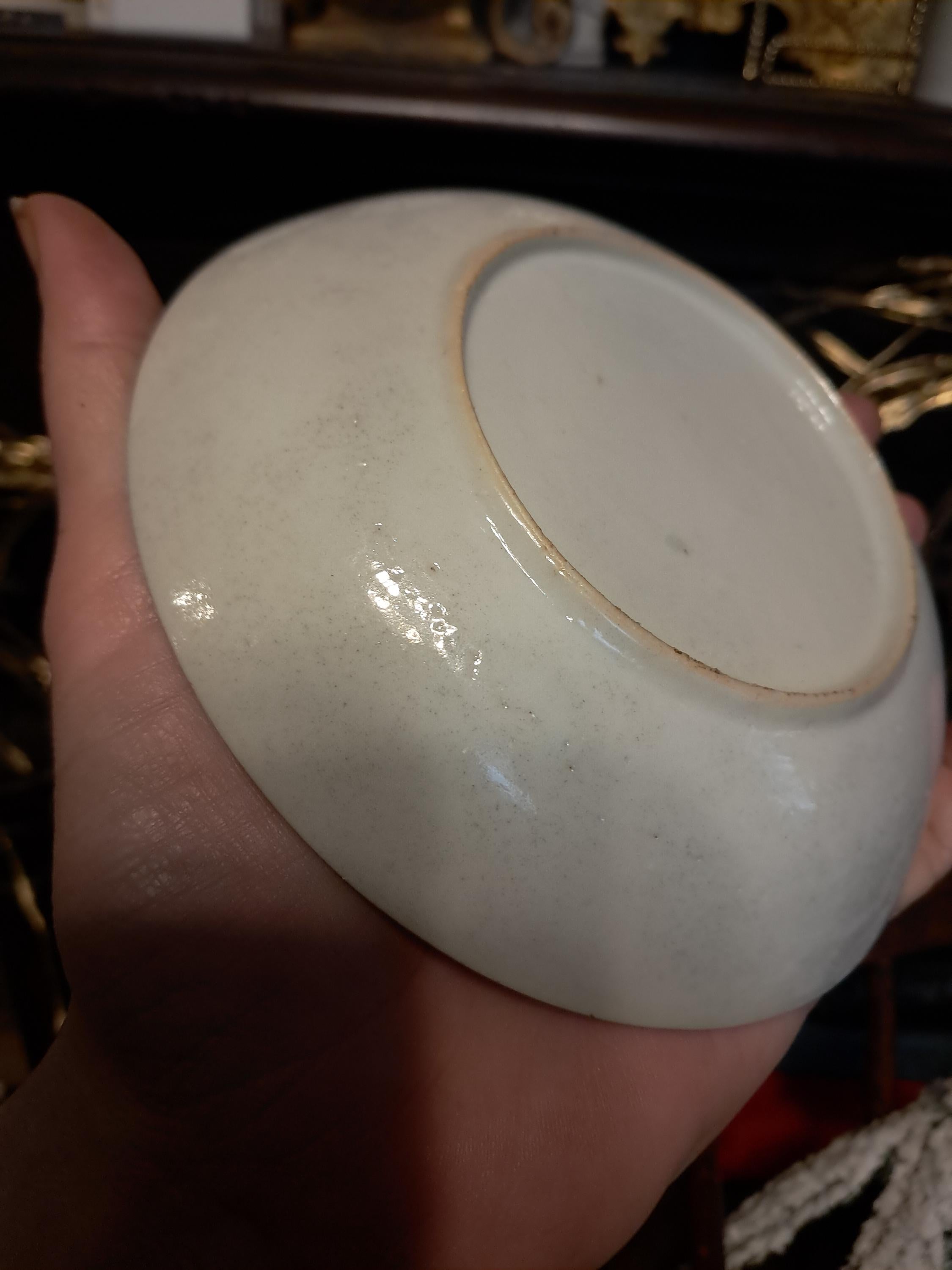 18th Century Chinese Export Coffee Cans and Saucers Worcester Pattern