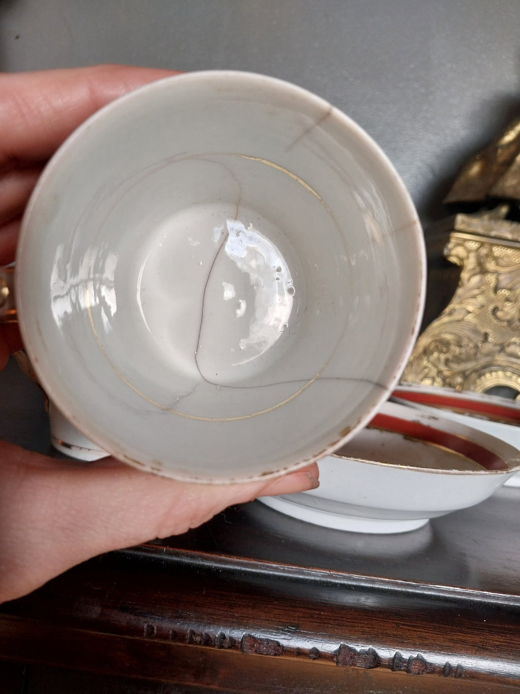 Georgian Worcester Cups and Saucers