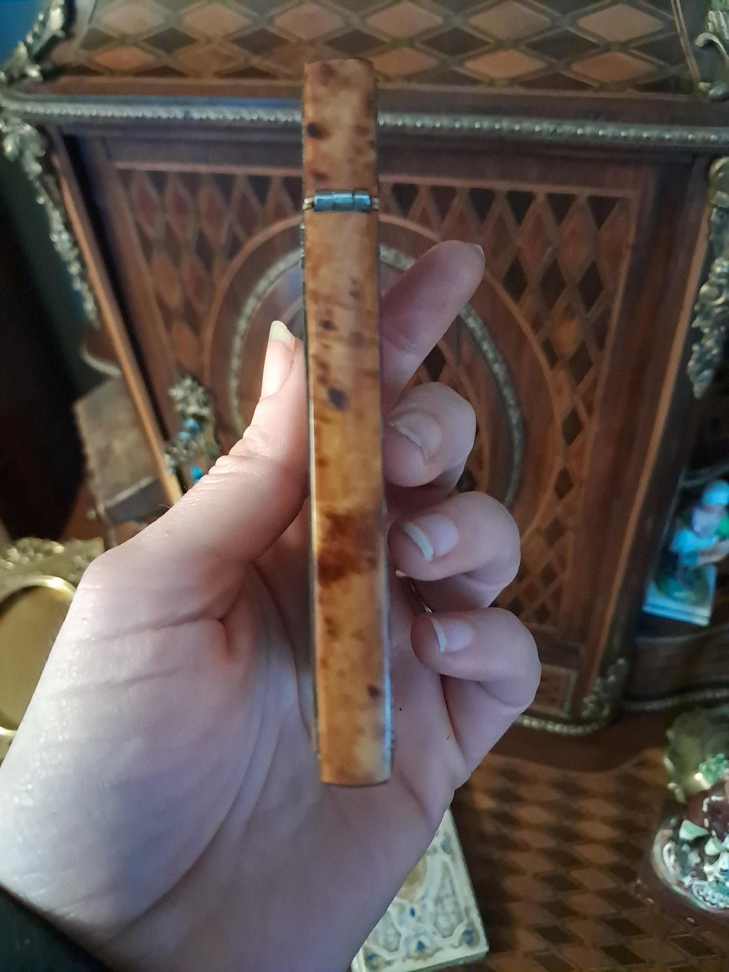 Antique Faux Tortoiseshell Calling Card Case