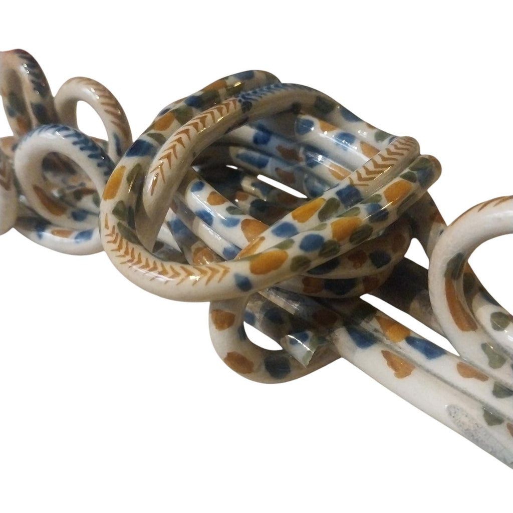 Extremely Rare Staffordshire Puzzle Pipe Pratt Colors