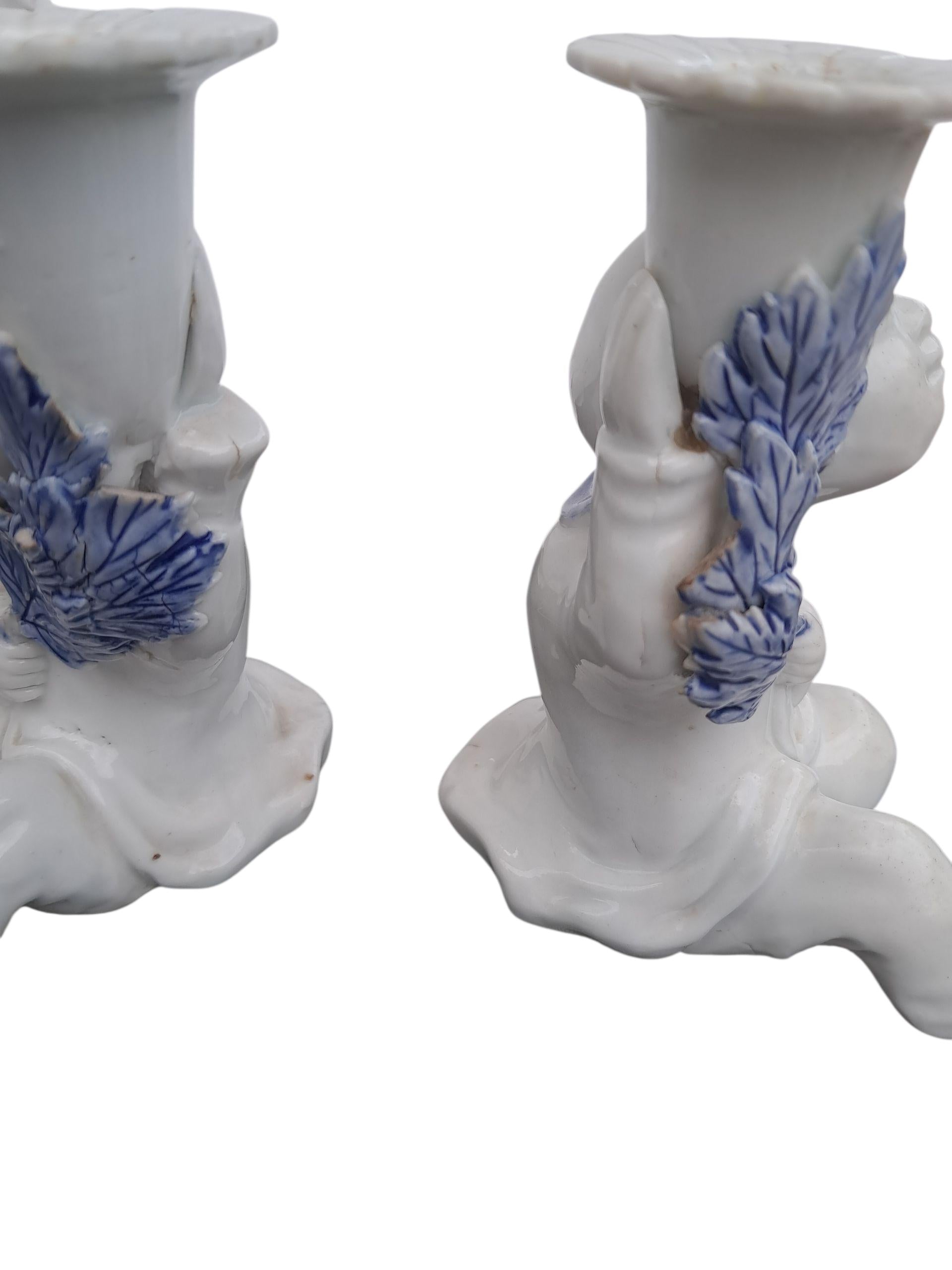Pair of Japanese Candle Holders