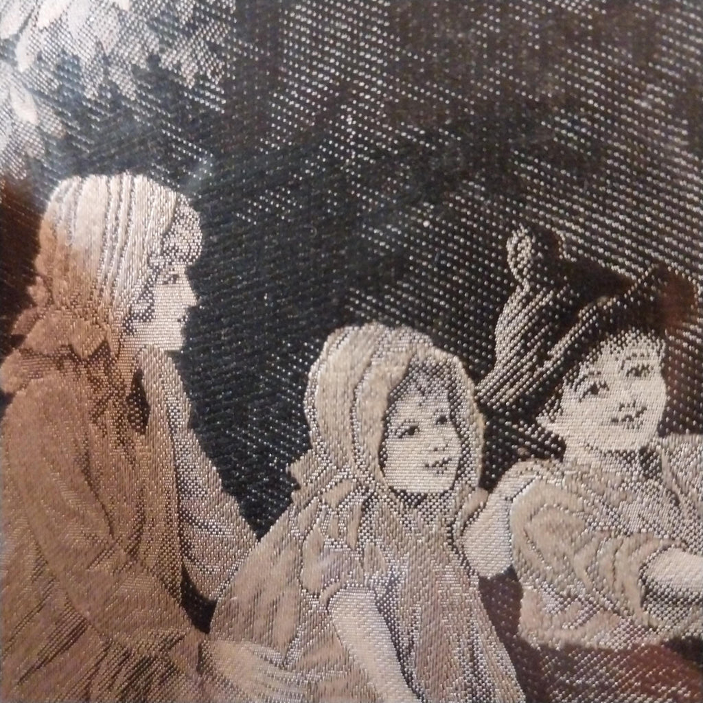 Woven Silk Screen representing a scene of children playing, Neyret Frères Percy TARRANT