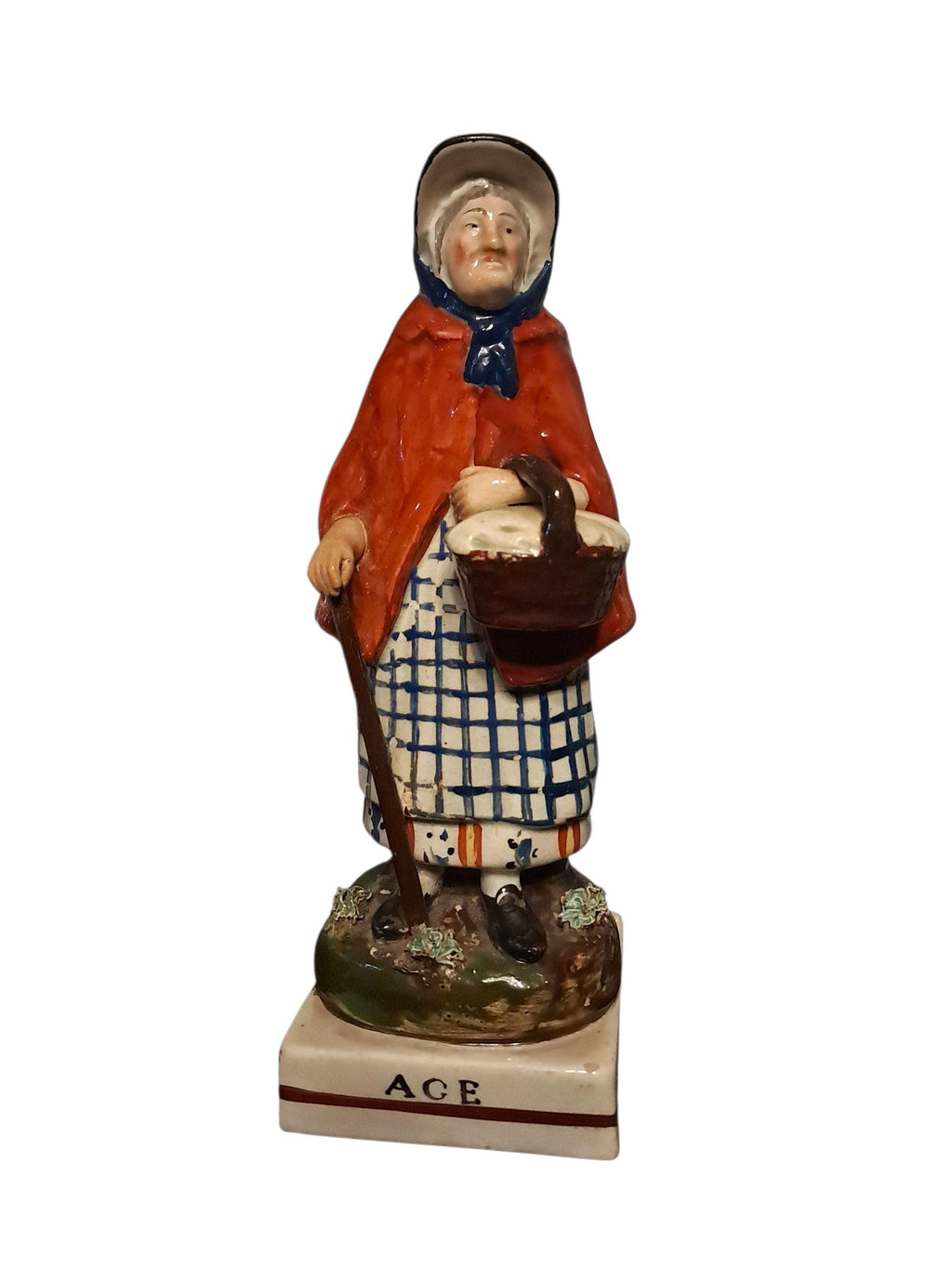 Earlier Staffordshire Figure of Old Age