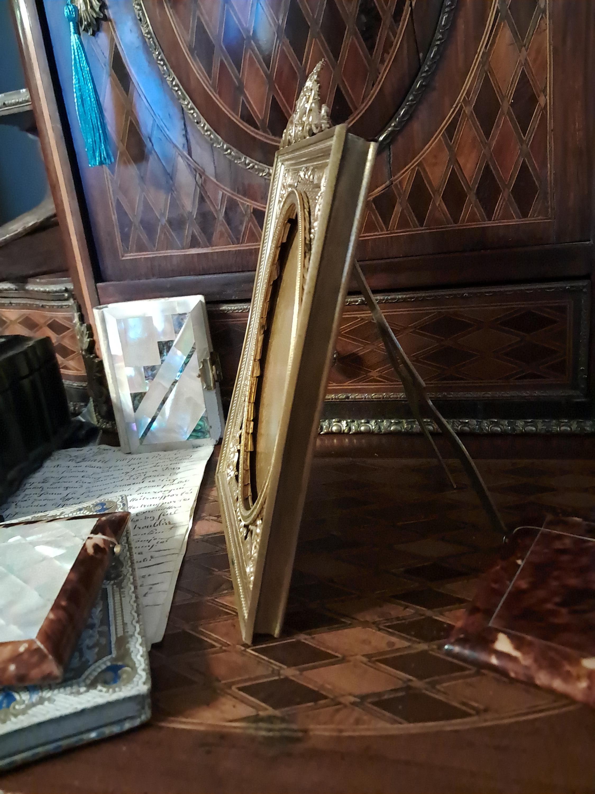 Antique Gilt Bronze French Frame