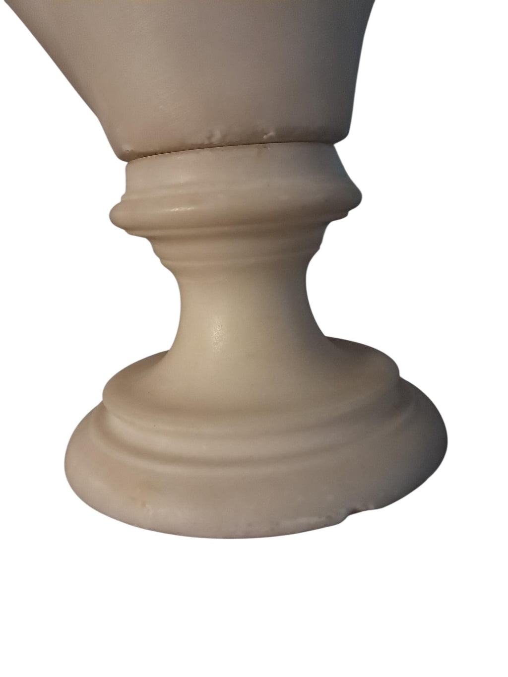 Art Nouveau Alabaster Woman Bust with Lace Hat (16 inch)