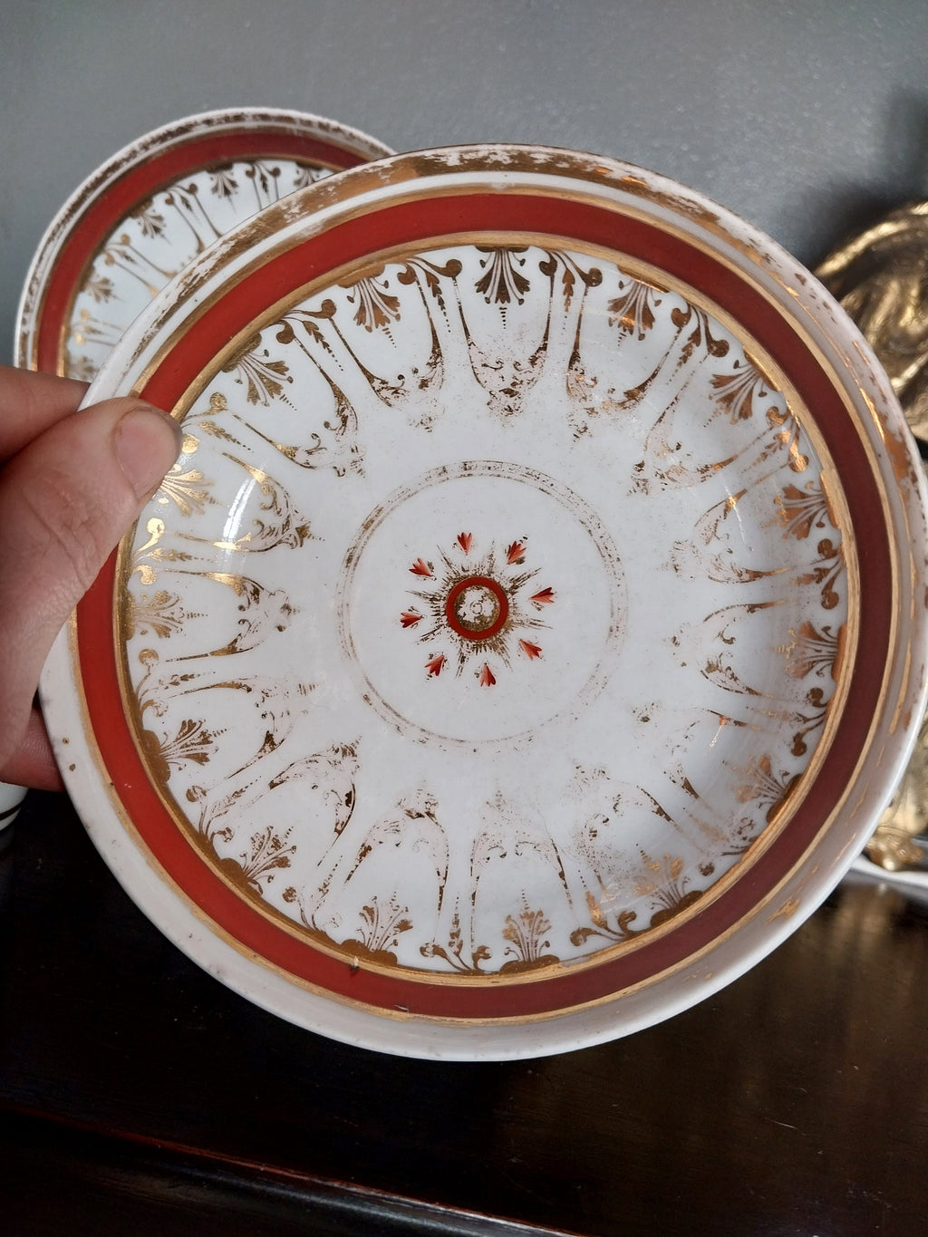 Georgian Worcester Cups and Saucers