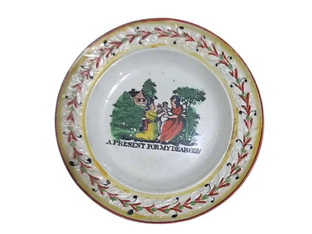 Antique Early 19th Century Childs Plate