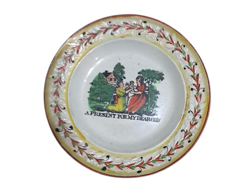 Antique Early 19th Century Childs Plate