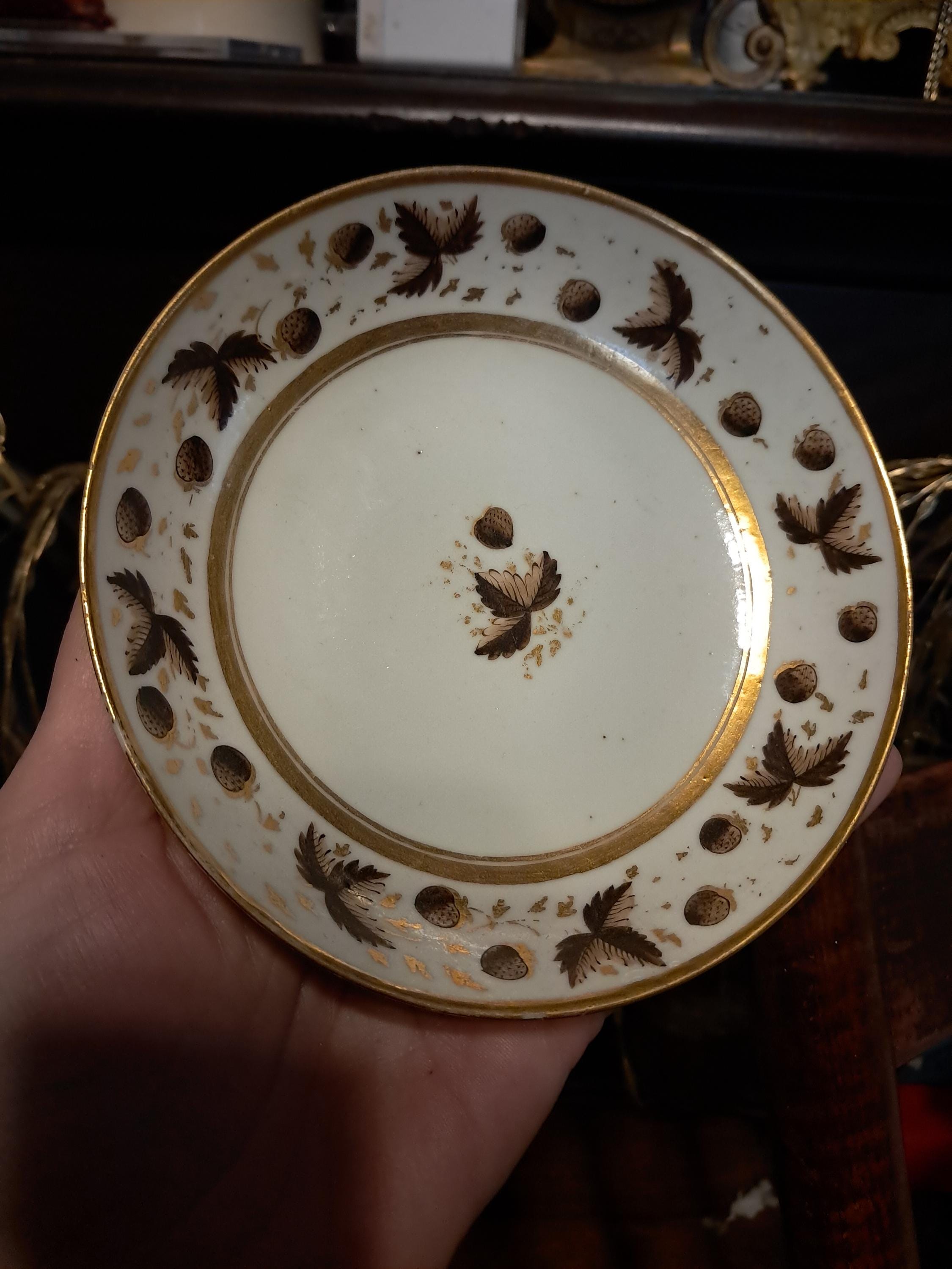 18th Century Chinese Export Coffee Cans and Saucers Worcester Pattern