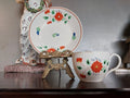 Early English Tea Cup and Saucer Creamware