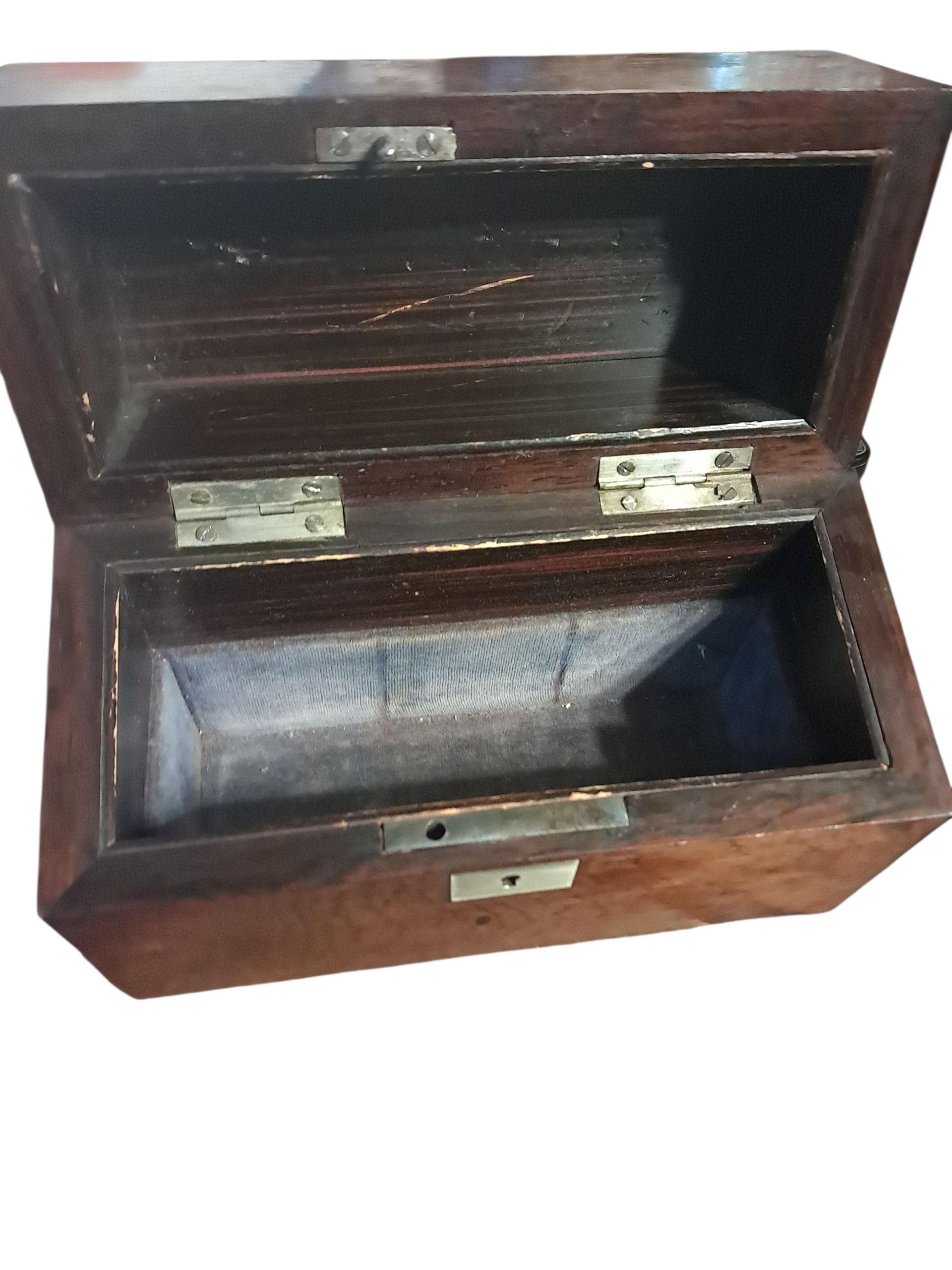 Inlaid English Scent Bottle Caddy