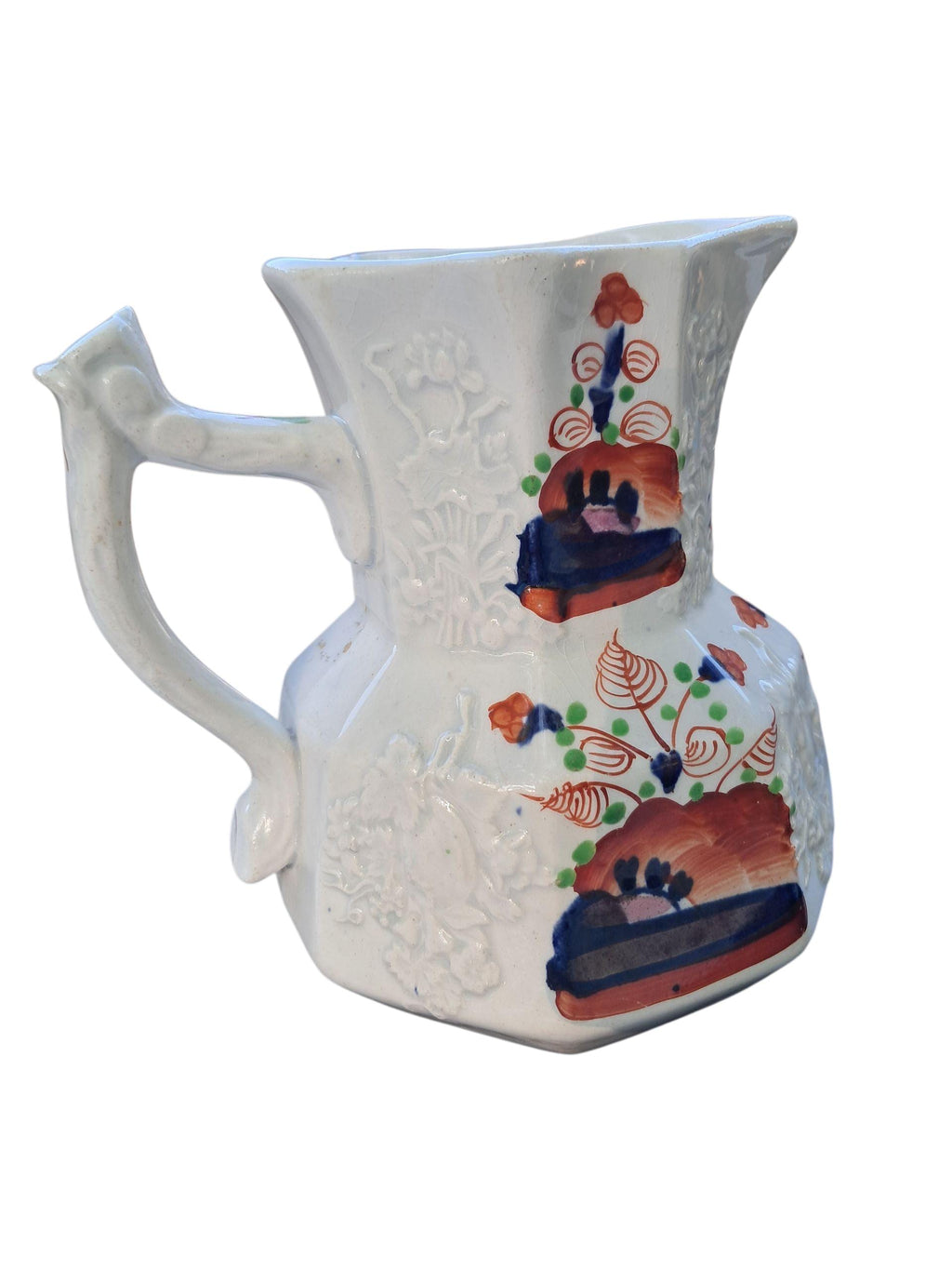 Early Gaudy Welsh Pearlware Pitcher